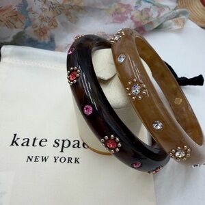 Kate Spade  Jeweled Bangles with dust bag